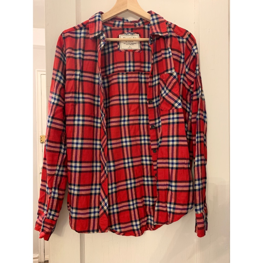 Abercrombie & Fitch Red Shirt